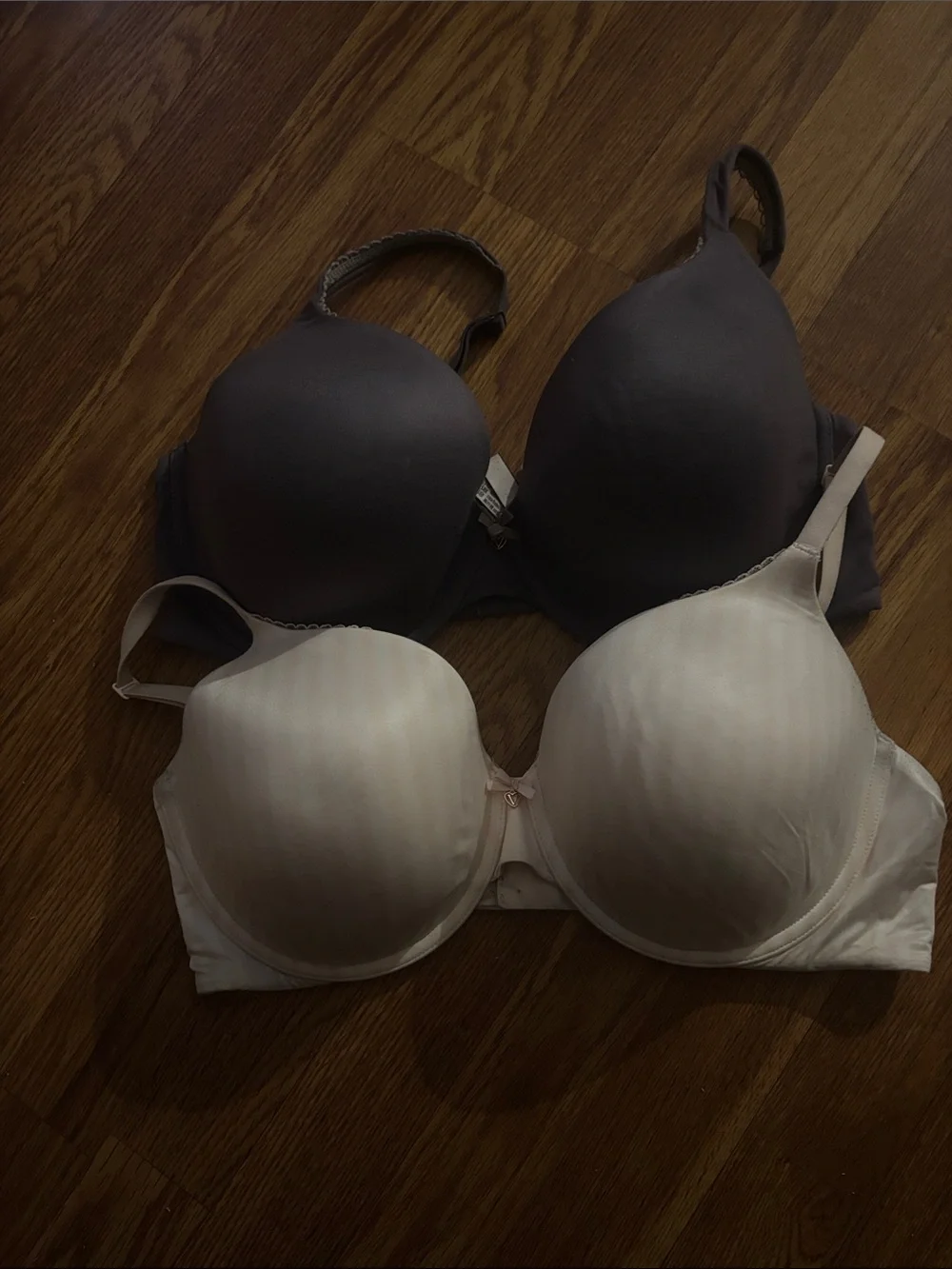 Victoria Secret Body by Victoria Bras - Stripe Pink & White and Gray
